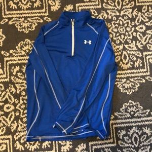 Men’s blue Under Armor active quarter zip